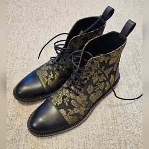 TAFT The Jack Boot Black / Gold Floral